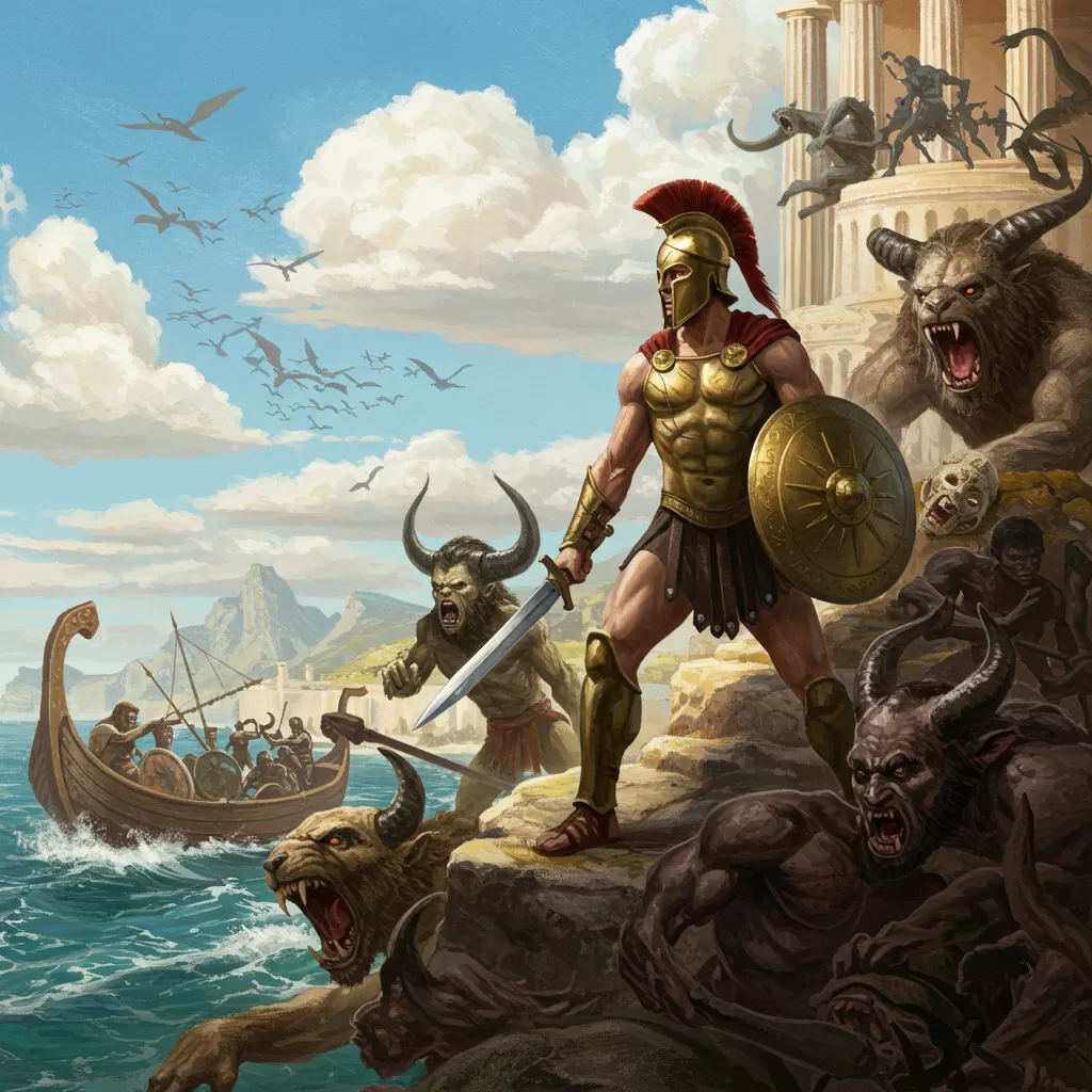 Heroes and Their Trials: The Epic Journeys in Greek Mythology