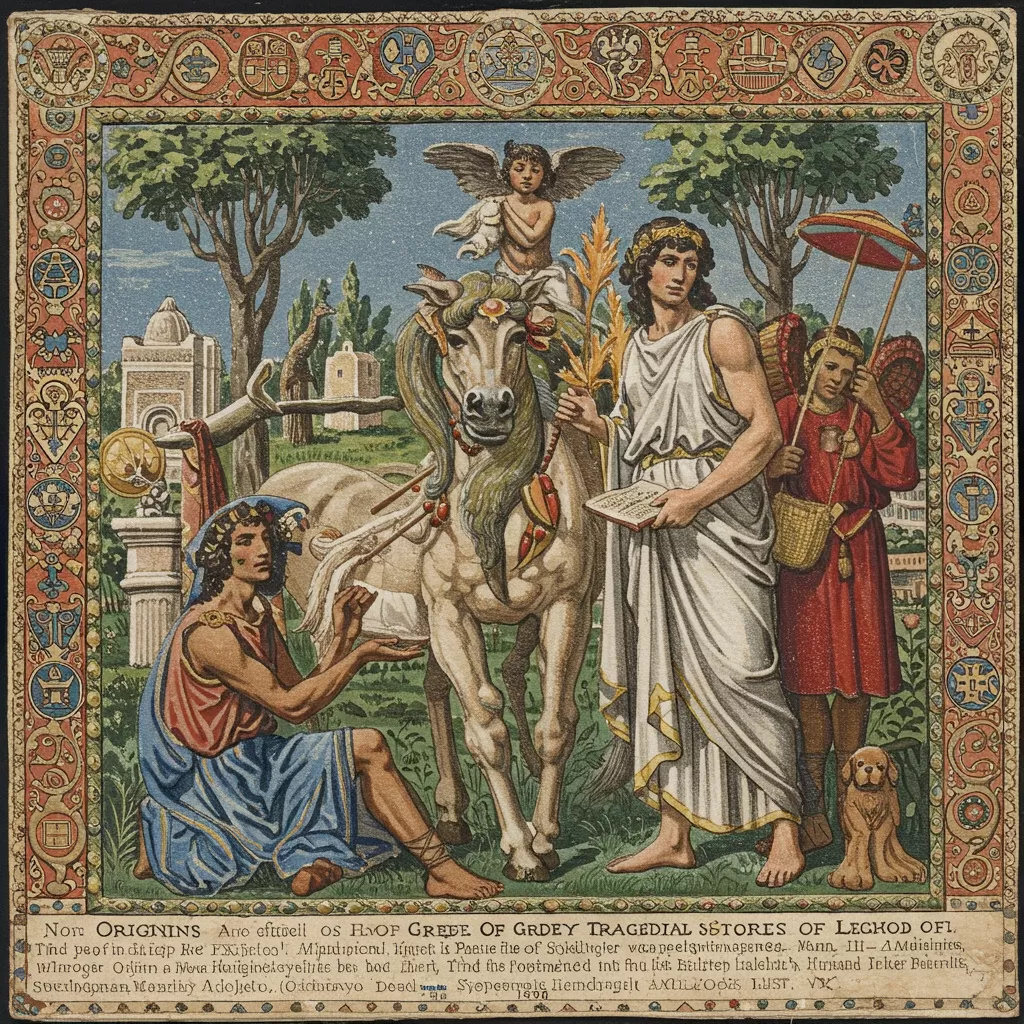 The Origins of Greek Tragedy in Mythological Stories
