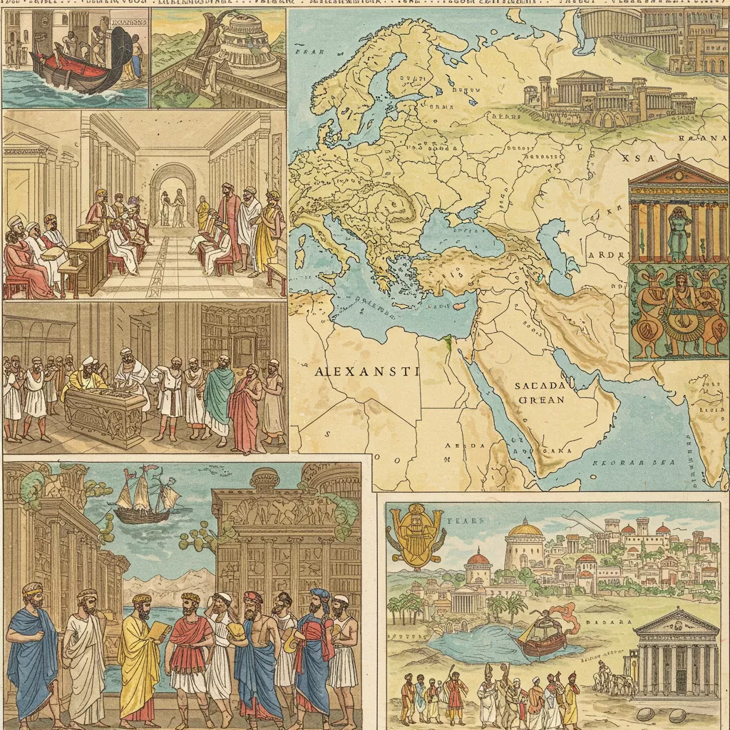 The Spread of Hellenistic Culture through Alexander the Great